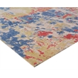 Reflections Handloomed Bamboo Silk Blue/Multi 8'x10' Area Rug