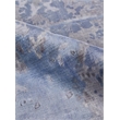 Reflections Handloomed Bamboo Silk Silver/Blue 9'x12' Area Rug