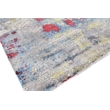 Reflections Handloomed Bamboo Silk Ivory/Blue/Red 10'x14' Area Rug