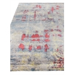 Reflections Handloomed Bamboo Silk Ivory/Blue/Red 10'x14' Area Rug