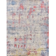 Reflections Handloomed Bamboo Silk Ivory/Blue/Red 10'x14' Area Rug