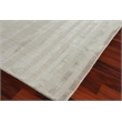 Robin Stripe Handloomed Bamboo Silk/Wool Taupe 6'x9' Area Rug