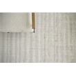 Robin Stripe Handloomed Bamboo Silk/Wool Taupe 6'x9' Area Rug