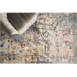 Reflections Handloomed Bamboo Silk Charcoal/Multi 10'x14' Area Rug