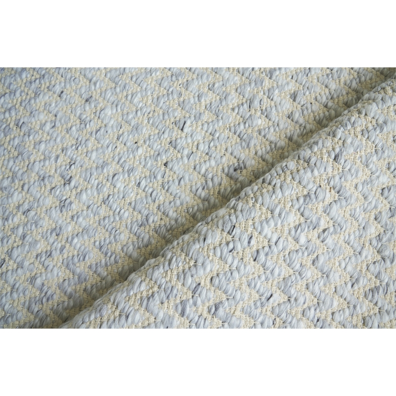 Rialto Flatweave Polyester/Cotton Light Gray 14'x18' Area Rug