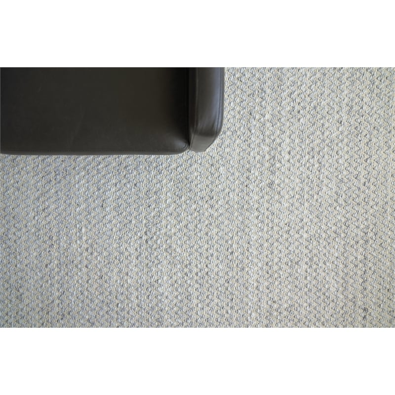 Rialto Flatweave Polyester/Cotton Light Gray 14'x18' Area Rug
