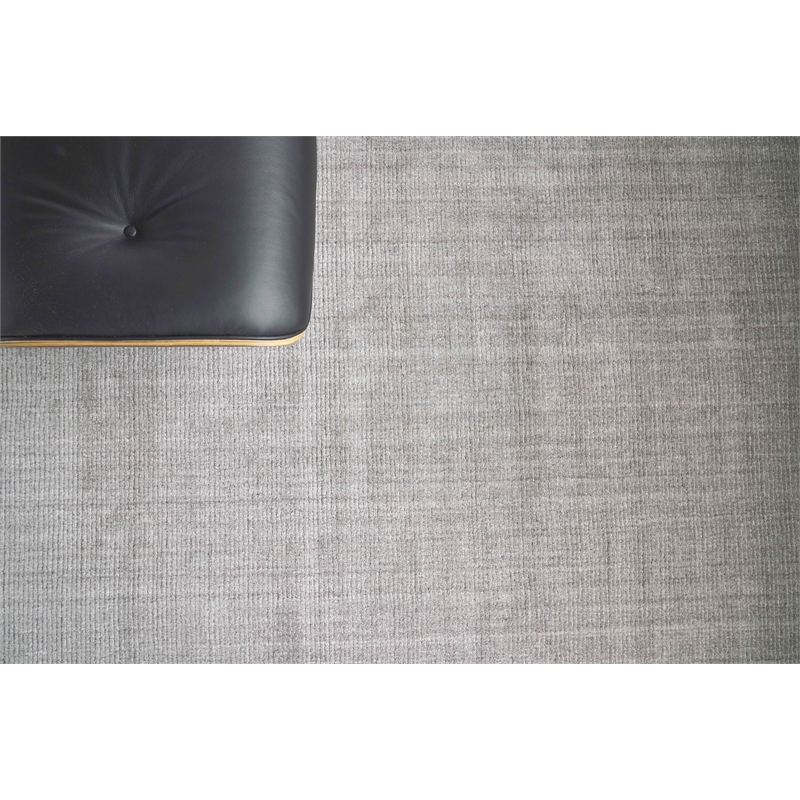Robin Handloomed Bamboo Silk/Wool Gray 2'x3' Area Rug