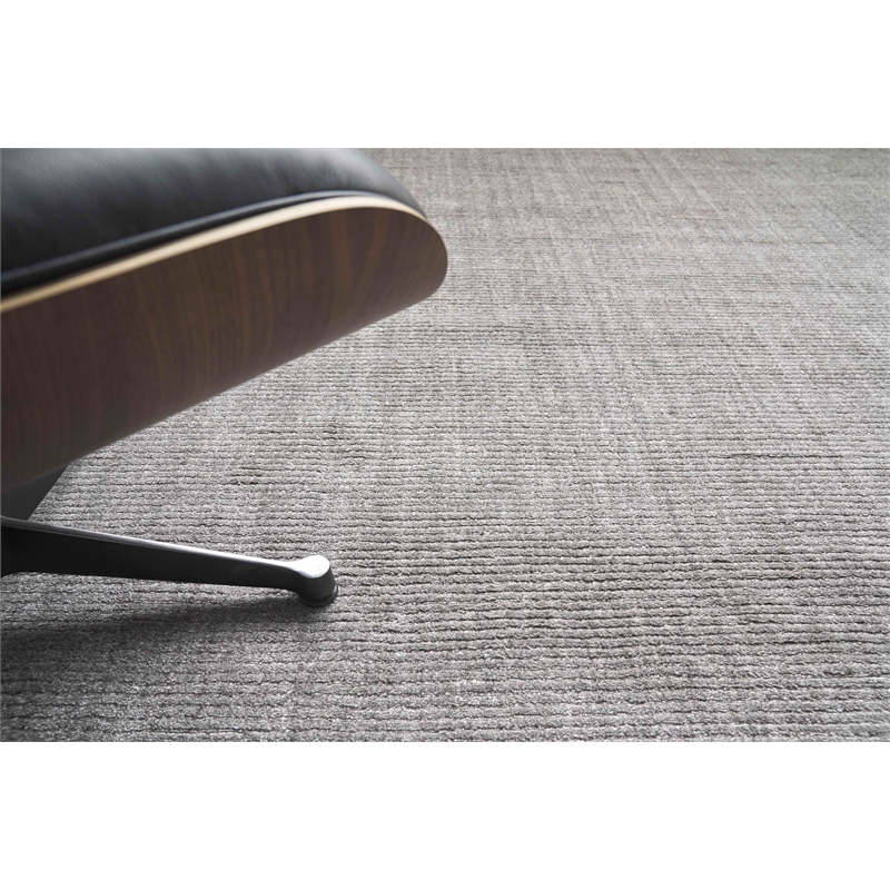 Robin Handloomed Bamboo Silk/Wool Gray 9'x12' Area Rug