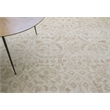 Restoration Hand-Knotted New Zealand Wool Ivory 8'x10' Area Rug