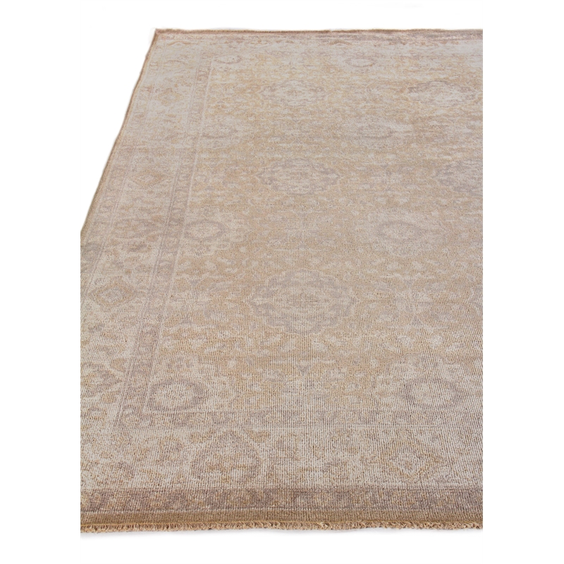 Restoration Hand-Knotted New Zealand Wool Sand/Beige 8'x10' Area Rug