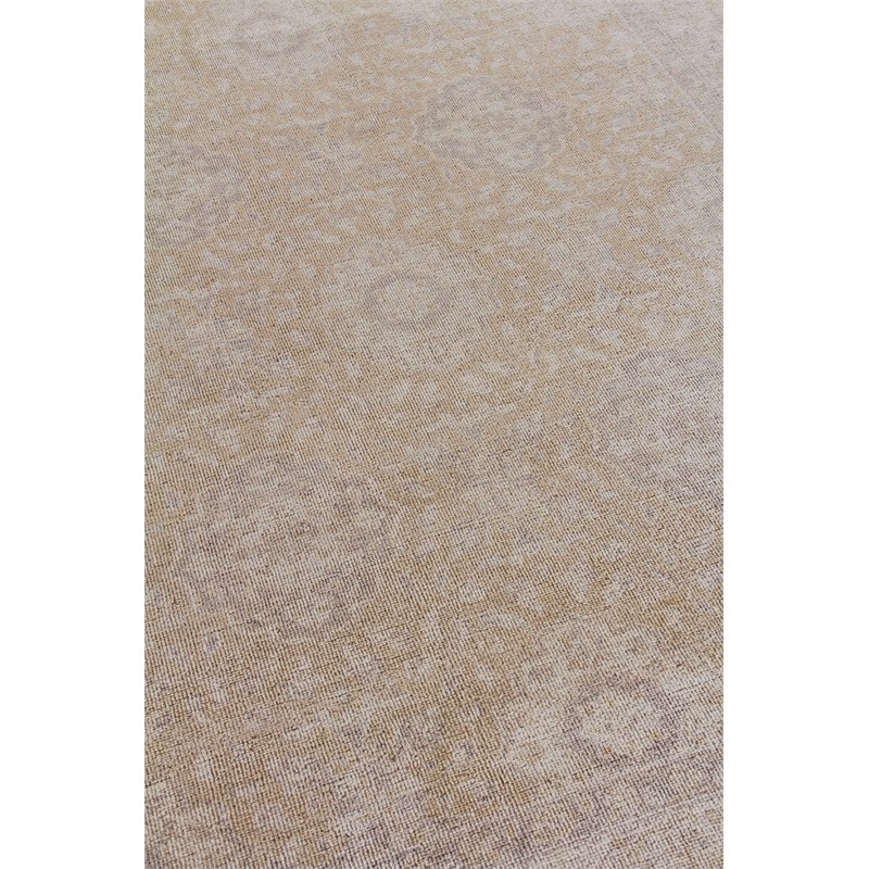 Restoration Hand-Knotted New Zealand Wool Sand/Beige 8'x10' Area Rug