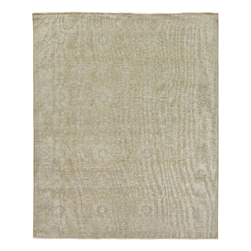 Restoration Hand-Knotted New Zealand Wool Sand/Beige 8'x10' Area Rug