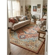 Richmond Serapi Hand-Tufted New Zealand Wool Beige/Red 9'x12' Area Rug