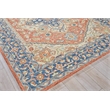 Richmond Serapi Hand-Tufted New Zealand Wool Red/Blue 6'x9' Area Rug