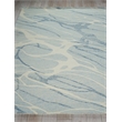 Rio Hand-Tufted New Zealand Wool Blue/Ivory 9'x12' Area Rug
