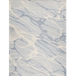 Rio Hand-Tufted New Zealand Wool Blue/Ivory 9'x12' Area Rug