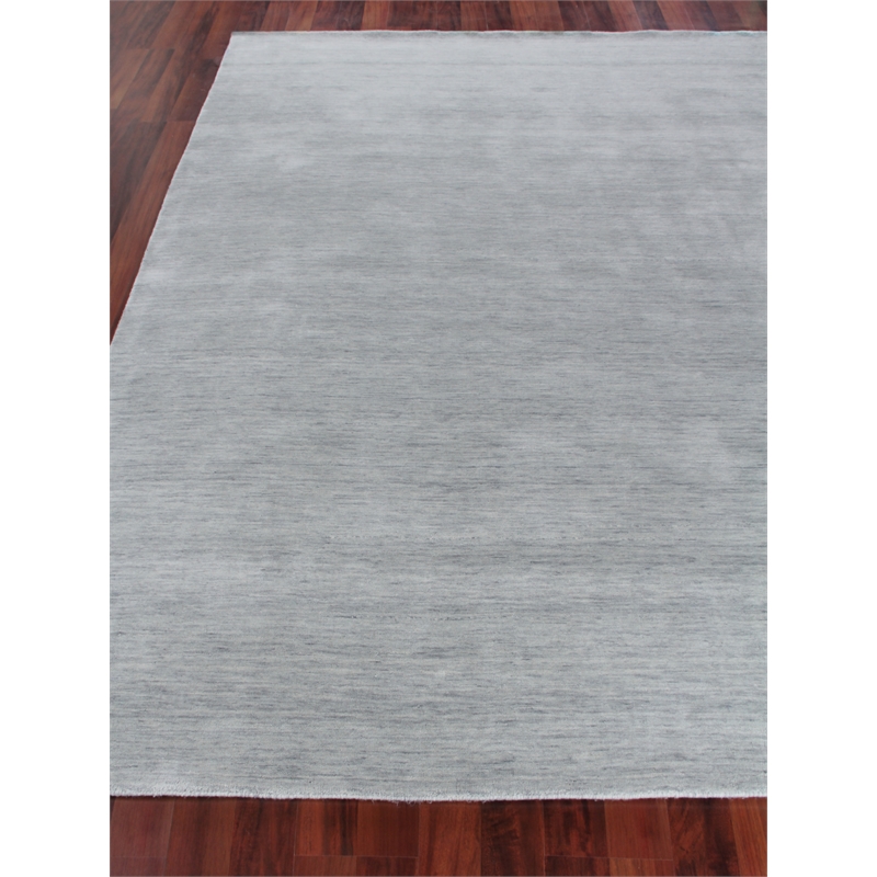 Roche Handloomed New Zealand Wool Light Gray 10'x14' Area Rug