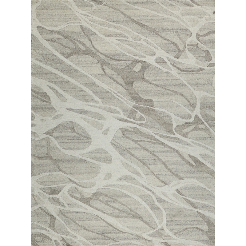 Rio Hand-Tufted New Zealand Wool Beige/Ivory 8'x10' Area Rug