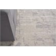 Roset Handloomed Bamboo Silk Silver/Gray 12'x15' Area Rug