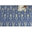 Sarasota Hand-Tufted New Zealand Wool Navy/Gray 12'x15' Area Rug