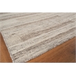 Scandinavian Handloomed New Zealand Wool Gray/Ivory 5'x8' Area Rug