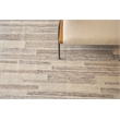 Scandinavian Handloomed New Zealand Wool Gray/Ivory 5'x8' Area Rug