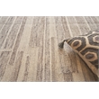 Scandinavian Handloomed New Zealand Wool Gray/Ivory 5'x8' Area Rug