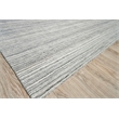 Rossini Handloomed Nylon/Pet Yarn Gray/Light Gray 12'x12' Square Area Rug