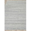 Rossini Handloomed Nylon/Pet Yarn Gray/Light Gray 12'x15' Area Rug