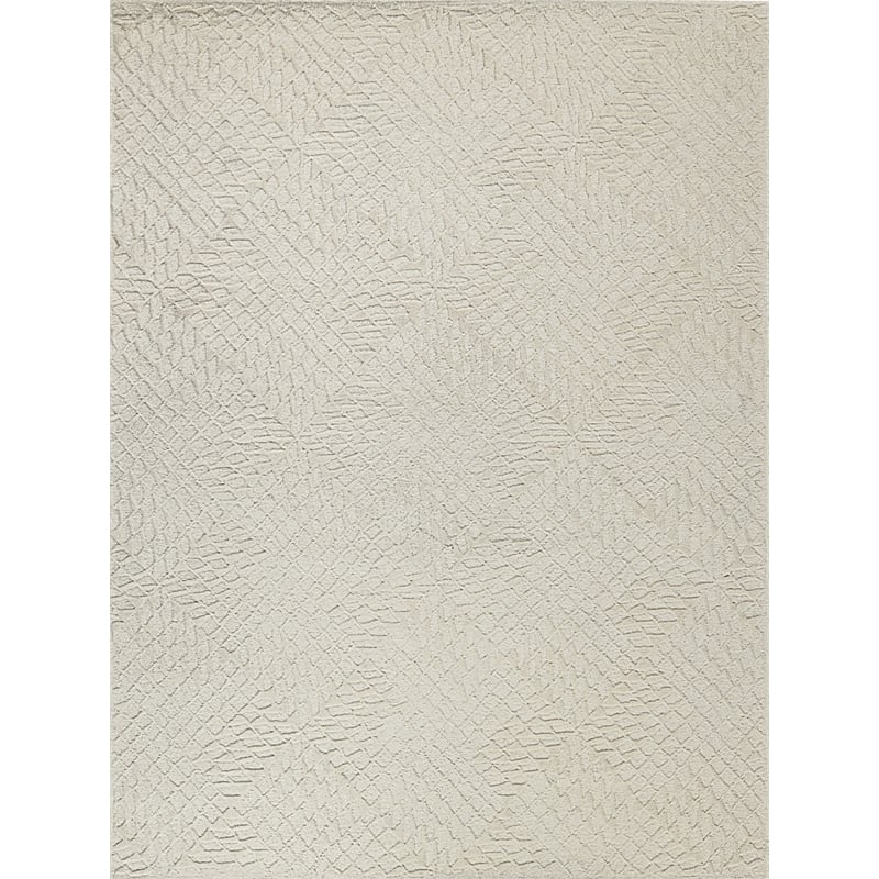 Sandro Hand-Tufted New Zealand Wool Cream 12'x15' Area Rug