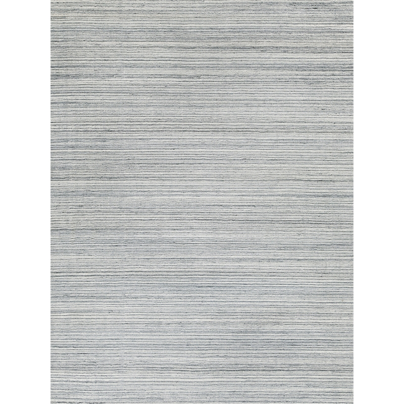 Rossini Handloomed Nylon/Pet Yarn Gray/Light Gray 8'x10' Area Rug