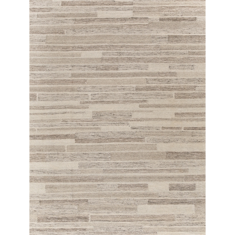Scandinavian Handloomed New Zealand Wool Gray/Ivory 12'x15' Area Rug