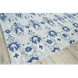 Sarasota Hand-Tufted New Zealand Wool Light Blue/Gray 5'x8' Area Rug