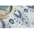 Sarasota Hand-Tufted New Zealand Wool Light Blue/Gray 5'x8' Area Rug