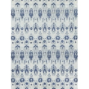 Sarasota Hand-Tufted New Zealand Wool Light Blue/Gray 5'x8' Area Rug