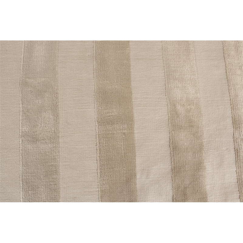 Rugby Handloomed Viscose Beige 10'x14' Area Rug