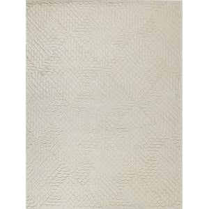 Sandro Hand-Tufted New Zealand Wool Cream 4'x6' Area Rug