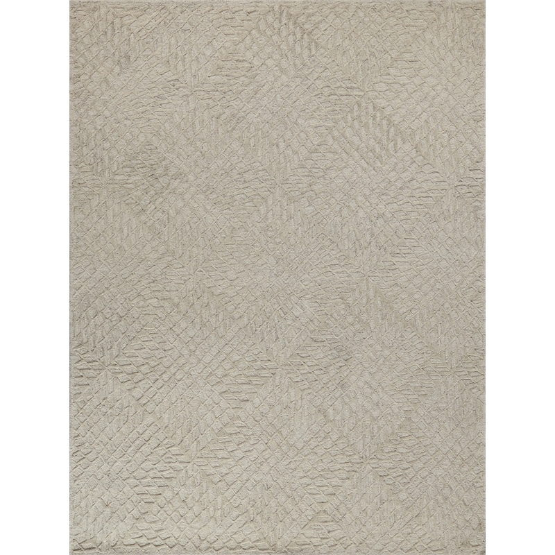 Sandro Hand-Tufted New Zealand Wool Silver 12'x15' Area Rug