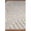 Scandinavian Handloomed New Zealand Wool Gray/Ivory 9'x12' Area Rug