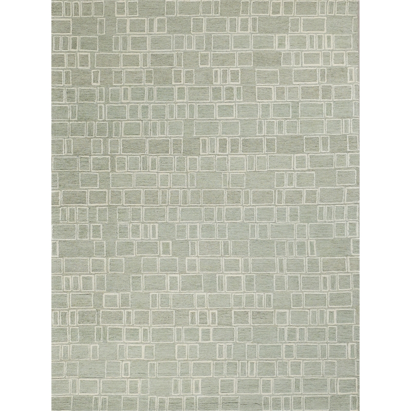 Soho Hand-Tufted New Zealand Wool Sage/Ivory 9'x12' Area Rug