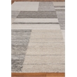 Scandinavian Handloomed New Zealand Wool Ivory/Blue/Gray 5'x8' Area Rug