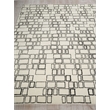 Soho Hand-Tufted New Zealand Wool Ivory/Black 4'x6' Area Rug