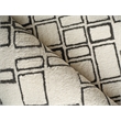 Soho Hand-Tufted New Zealand Wool Ivory/Black 4'x6' Area Rug
