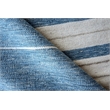 Scandinavian Handloomed New Zealand Wool Blue/Ivory 3'x5' Area Rug