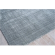 Serena Handloomed Nylon/Bamboo Silk Black 8'x10' Area Rug