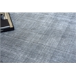 Serena Handloomed Nylon/Bamboo Silk Black 8'x10' Area Rug