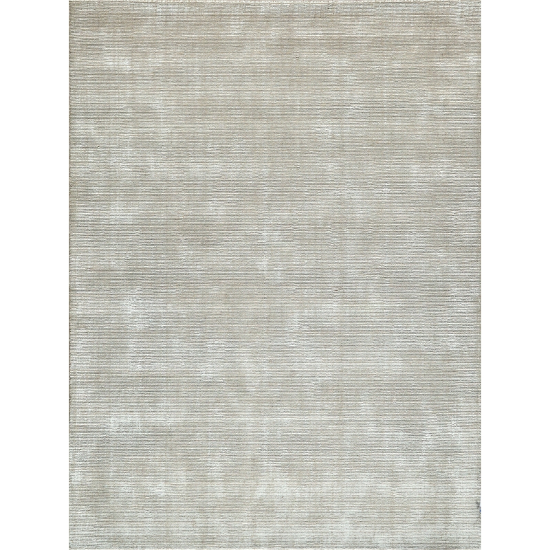 Serena Handloomed Nylon/Bamboo Silk Beige 8'x10' Area Rug