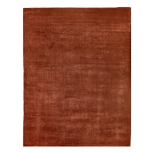 Smart Gem Handloomed Wool/Viscose Orange 6'x9' Area Rug