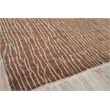 Soho Hand-Knotted New Zealand Wool Brown 9'x12' Area Rug