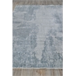 Stone Wash Gazni Handloomed Wool/Bamboo Silk Blue 6'x9' Area Rug